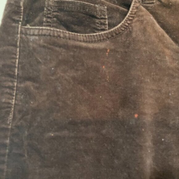 Lady Hathaway Dark Brown Corduroy Women's Trousers Pants Size 10 - Picture 9 of 16